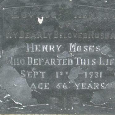MOSES Henry -1931 :: MOSES James Jacobus -1929 