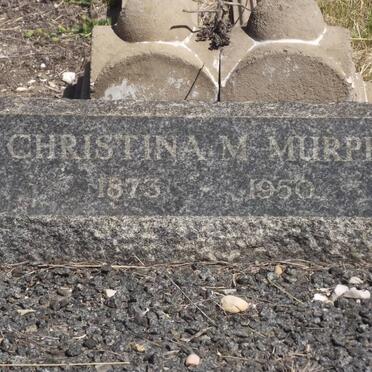 MURPHY Christina M. 1873-1950