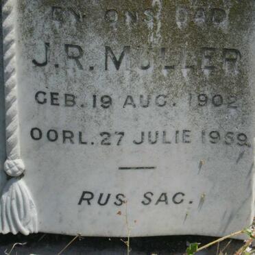 MULLER J.R. 1902-1959