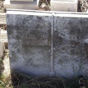 MUDE Gertrude Florence, la 1912-1971