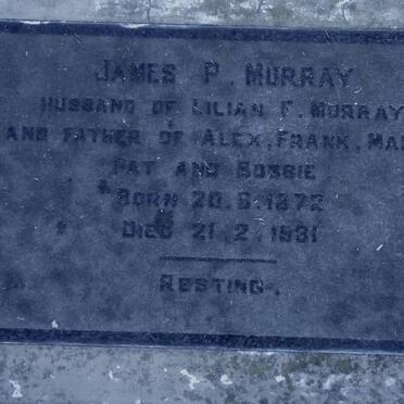 MURRAY James P. 1872-1931