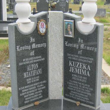 MZAYIFANI Alton 1910-1995 &amp; Jemima KUZEKA 1920-2010