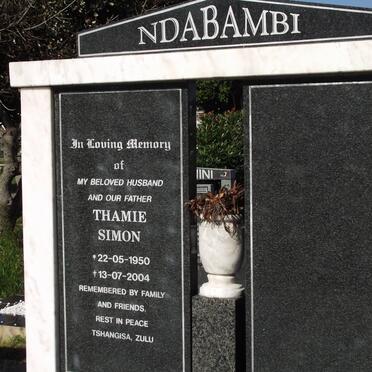 NDABAMBI Thamie Simon 1950-2004