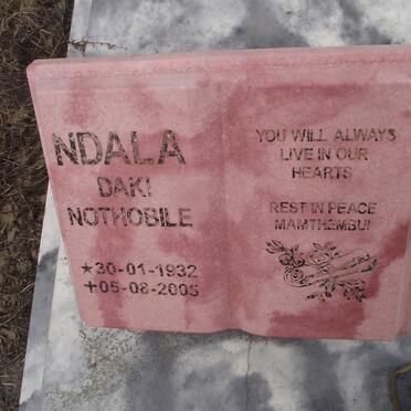NDALA Daki Nothobile 1932-2005
