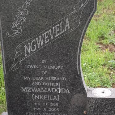 NGWEVELA Mzwamadoda 1958-2005