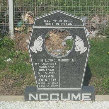 NGCUME Vuyani Center 1945-2006