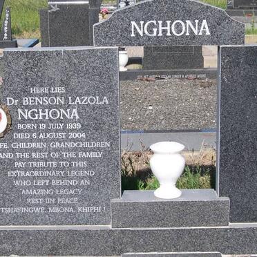 NGHONA Benson Lazola 1939-2004