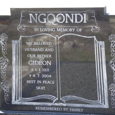 NGQONDI Gideon 1921-2004