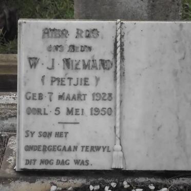 NIEMAND W.J. 1928-1950