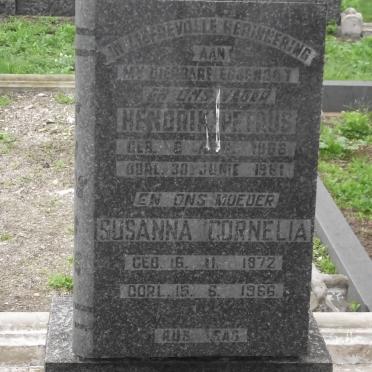 NIEKERK Hendrik Petrus, van 1866-1951 &amp; Susanna Cornelia 1872-1966