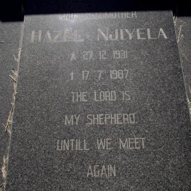 NJIYELA Hazel 1931-1987