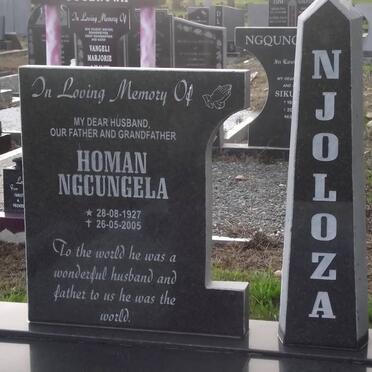NJOLOZA Homan Ngcungela 1927-2005
