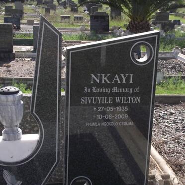 NKAYI Sivuyile Wilton 1935-2009