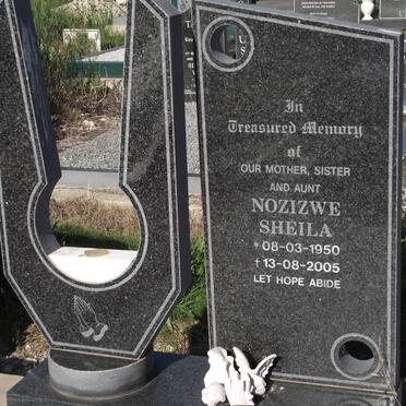 NKWANDLA Nozizwe Sheila 1950-2005