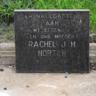 NORTIER Rachel J.M. 1912-1952