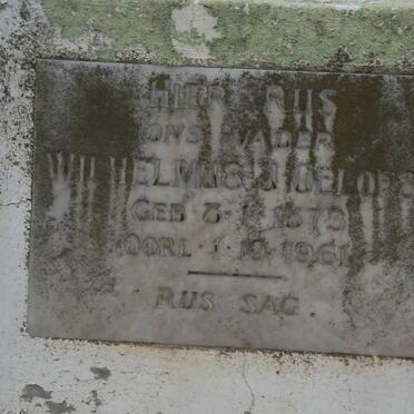 OELOFSE Wilhelmus J. 1873-1961