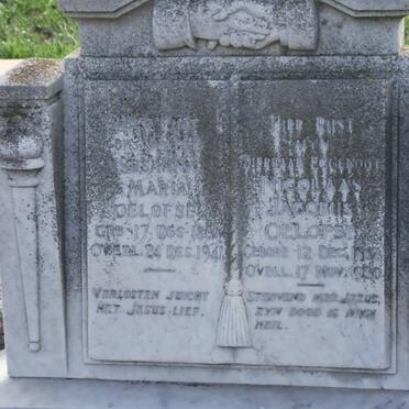 OELOFSE Nicolaas Jacobus 1862-1930 &amp; Susanna Maria 1864-1941