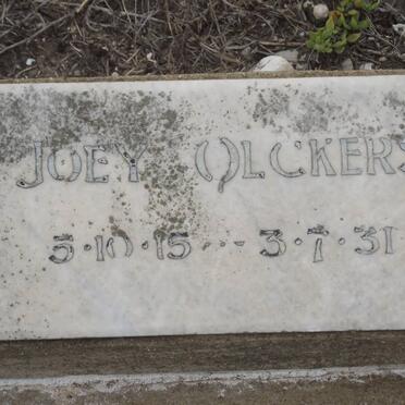 OLCKERS Joey 1915-1931