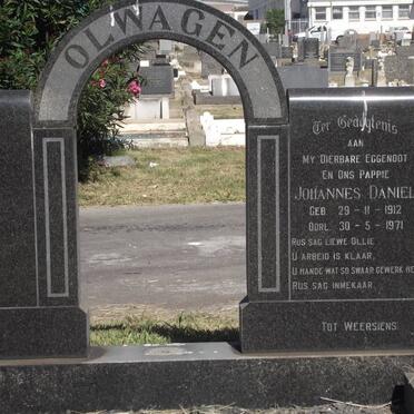 OLWAGEN Johannes Daniel 1912-1971
