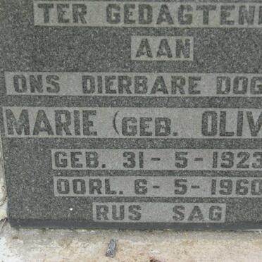 OLIVIER Marie 1923-1960