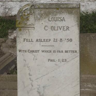 OLIVER Louisa C. -1950
