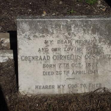 OOSTHUIZEN Coenraad Cornelius 1877-1941