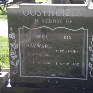 OOSTHUIZEN Edwin Hayward 1910-1988 &amp; Ida 1914-2007