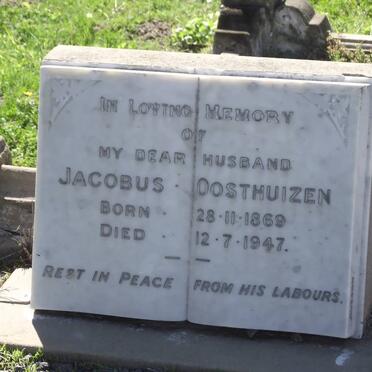 OOSTHUIZEN Jacobus 1869-1947