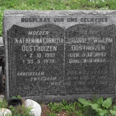 OOSTHUIZEN Johannes Willem 1897-1952 &amp; Katherina Cornelia 1900-1978