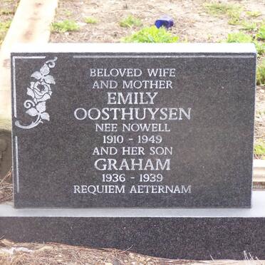 OOSTHUYSEN Emily nee NOWELL 1910-1949 :: OOSTHUYSEN Graham 1936-1939