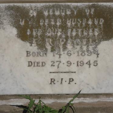 PAGEL A.R. 1894-1945