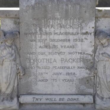 PACKER Frank -1932 &amp; Dorothea -1958