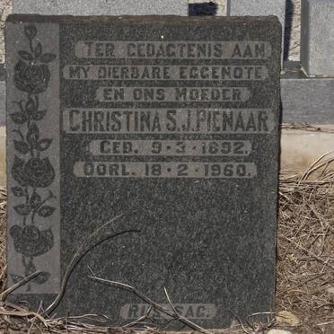 PIENAAR Christina S.J. 1892-1960