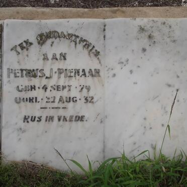 PIENAAR Petrus J. 1879-1932