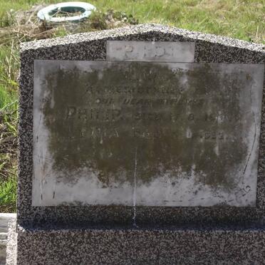 PIEDT Philip -1921 &amp; Lydia -1952