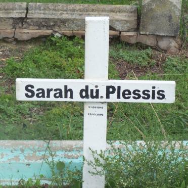 PLESSIS Sarah, du 1946-2006