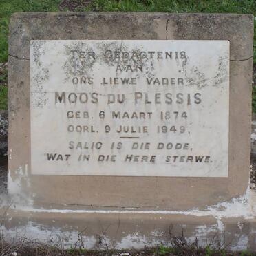 PLESSIS Moos, du 1874-1949