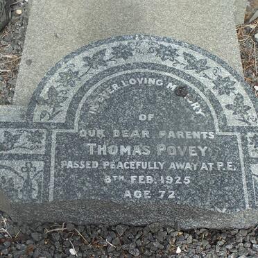 POVEY Thomas -1925