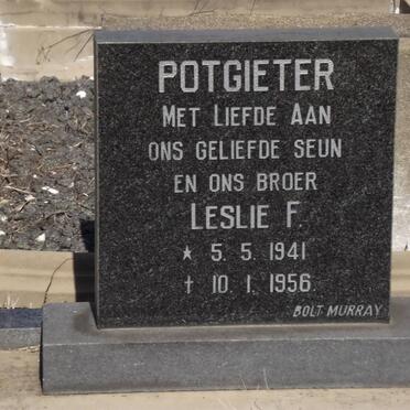 POTGIETER Leslie F. 1941-1956