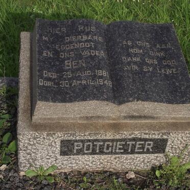 POTGIETER Ben 1881-1948