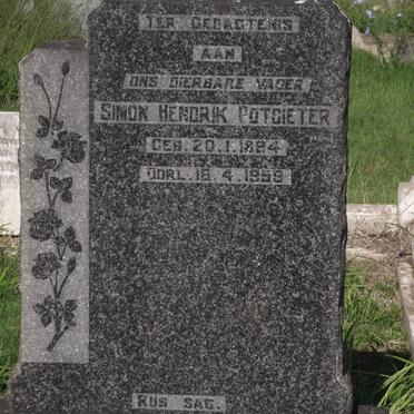 POTGIETER Simon Hendrik 1894-1959