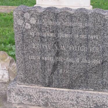 POTGIETER Johnny N.W. 1922-1954