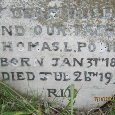 POWELL Thomas L. 1896-1937