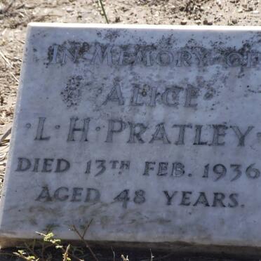 PRATLEY Alice L.H. -1936