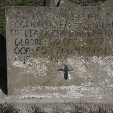 PRETORIUS Frederick Christiaan 1872-1941