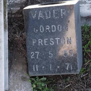 PRESTON Gordon 1905-1971