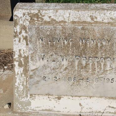PRETORIUS W.L.W. 1888-1954