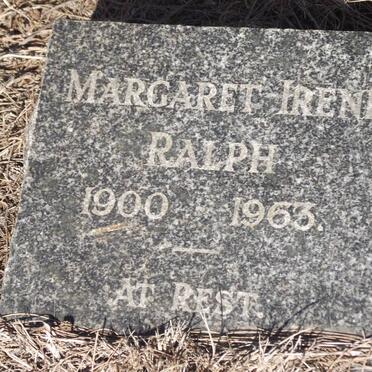 RALPH Margaret Irene 1900-1963