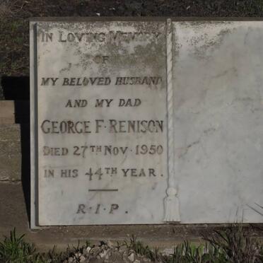 RENISON George F. -1950