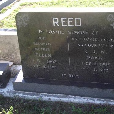 REED R.J.W. 1907-1973 &amp; Ellen 1908-1988